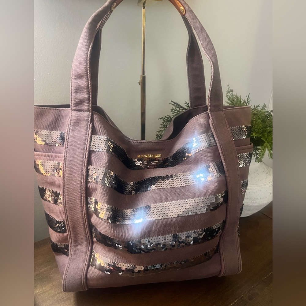 MZ Wallace Ava Sequin Tote